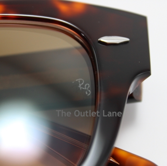 Model Display Ray-Ban State Street Gradient Brown RB2186 Tortoise - Picture 12 of 16